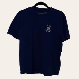 Navy Blue Psycho Bunny Short Sleeve T-Shirt Medium